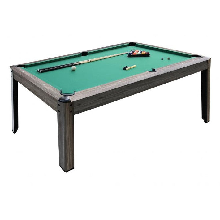 Masă Biliard Garlando Austin 7 Stejar Gri | Suprafata joc 200 × 100 cm