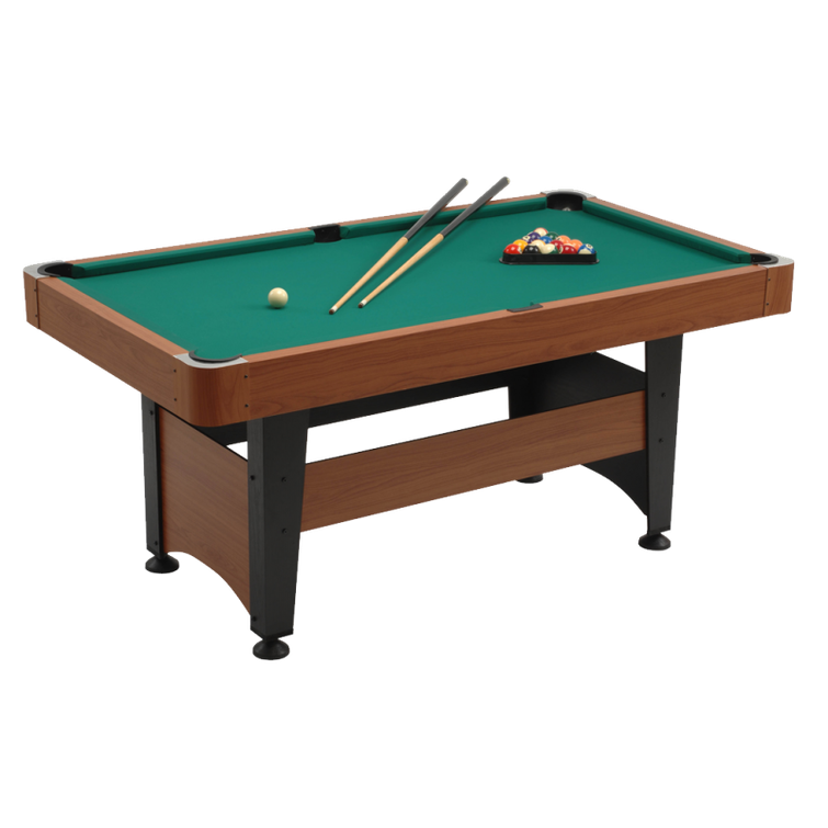Masă Biliard Garlando Chicago 4 – 140x70cm, MDF 15mm, Gri, Accesorii Incluse