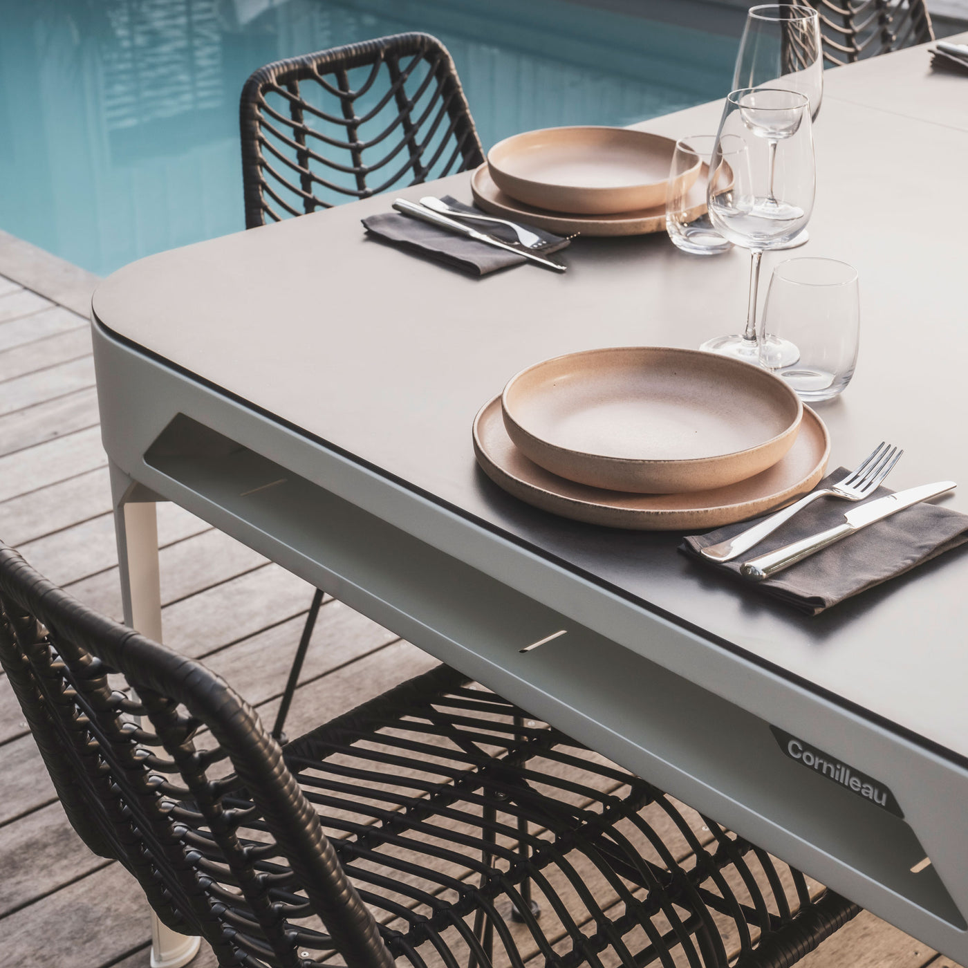 Masă de Biliard Exterior Cornilleau Hyphen Outdoor – Design Premium