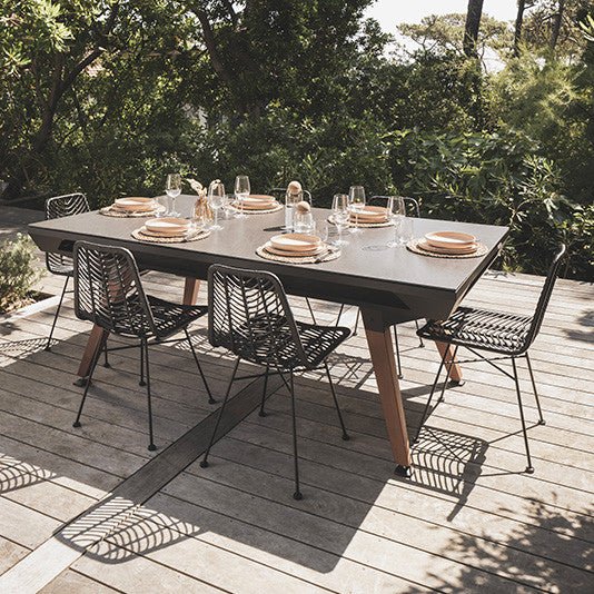 Masă de Biliard Exterior Cornilleau Origin – HPL 12mm, Oțel, 215x120cm, convertibila
