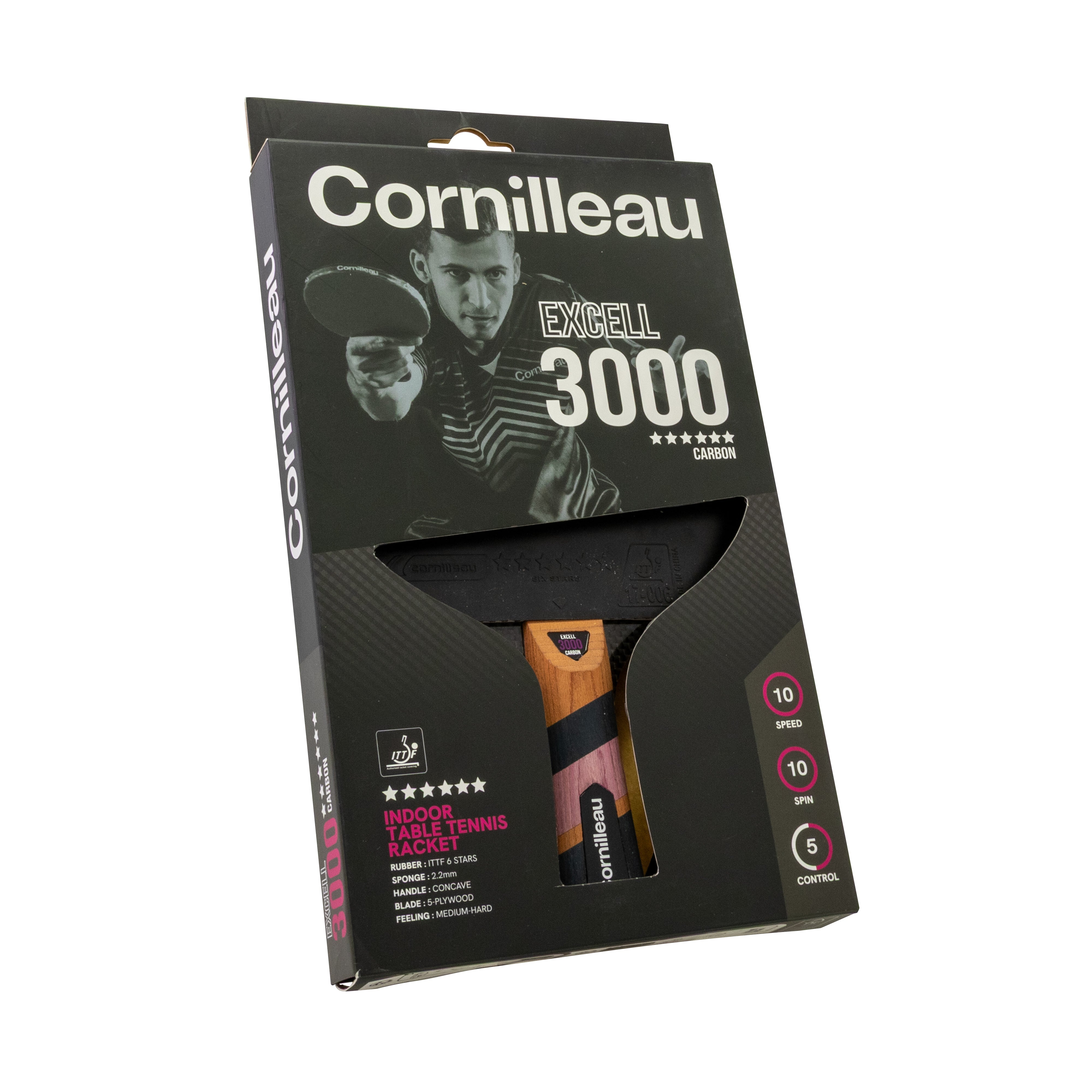 Resigilat! Paletă Tenis de Masă Cornilleau Excell 3000 Carbon