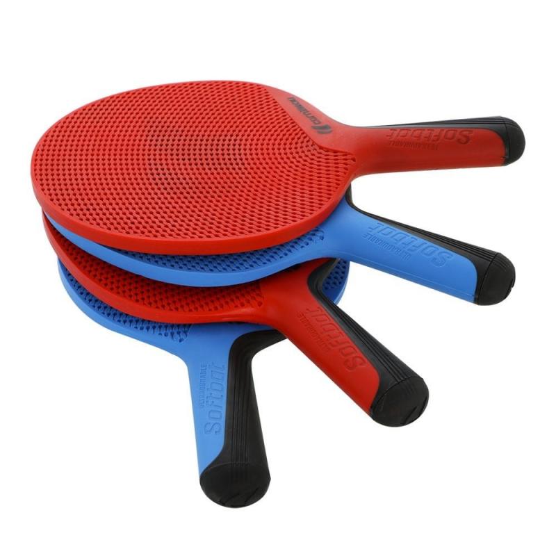 Set 4 palete Cornilleau Softbat Quattro + 4 mingi Cornilleau p-Ball