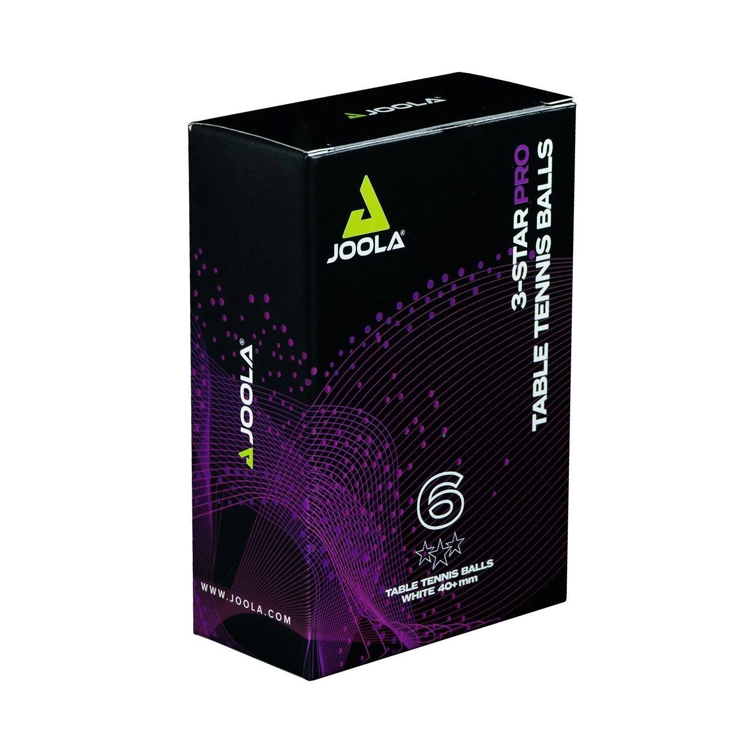 Set mingi de tenis de masă JOOLA 3-Star Pro*** 40+, pachet de 6