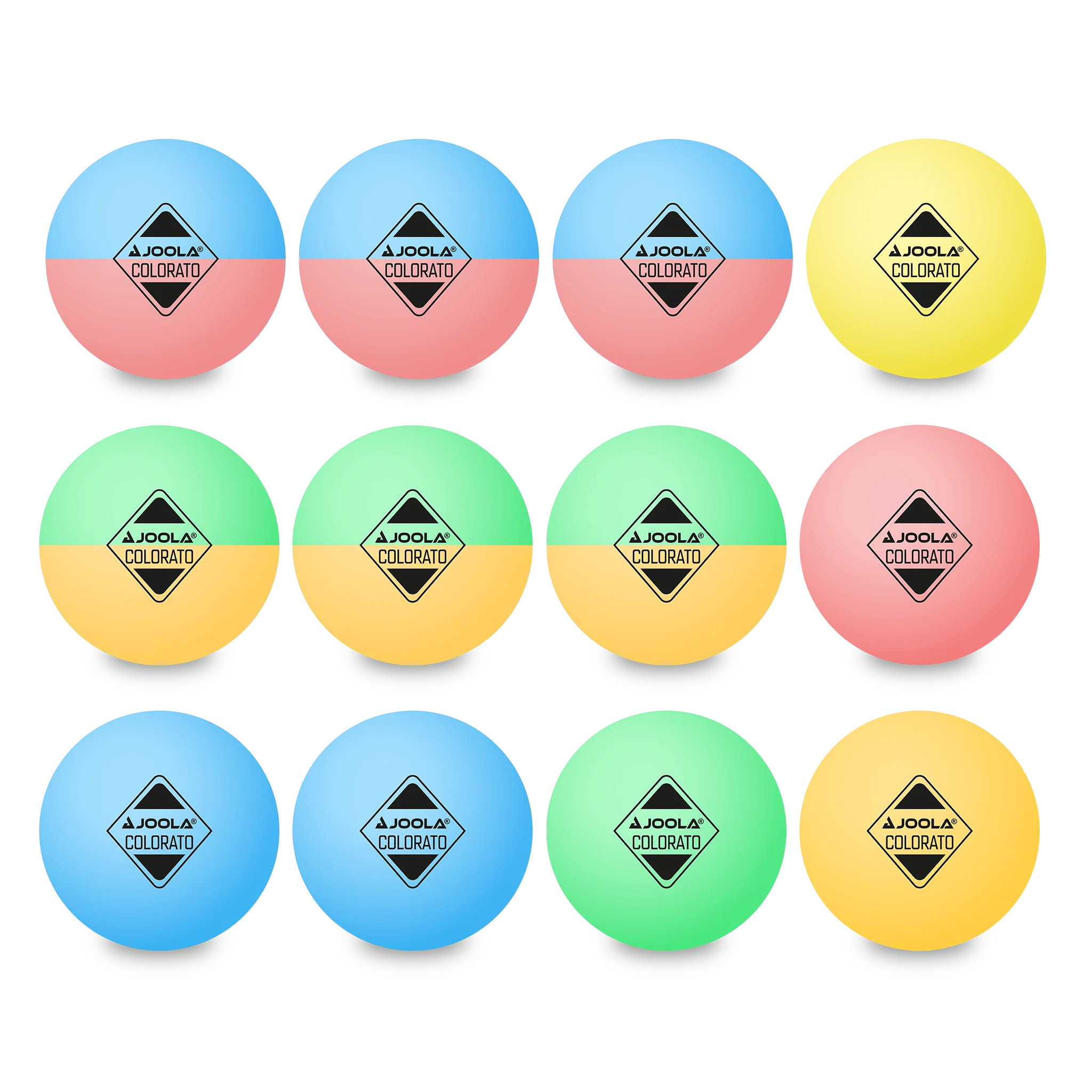 Set mingi Joola Colorata 12 buc